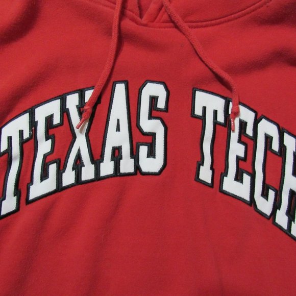 Texas Tech Men's Hoodie Pullover XXL Red Cotton Blend VG - Picture 5 of 10
